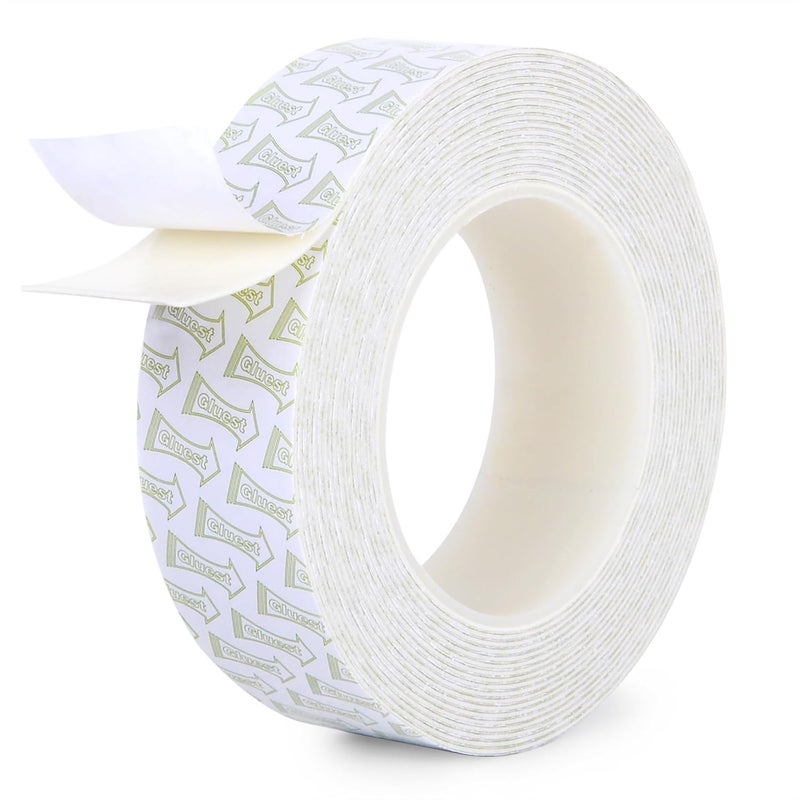 Gluest Damage Free Double Sided Tape 20ft, Removable Picture Hanging Strips Residue Free, Heavy Duty Mounting Tape, No Damage Wall Tape,Wall Adhesive Strips Foam Tape Wide Roller - Image 1